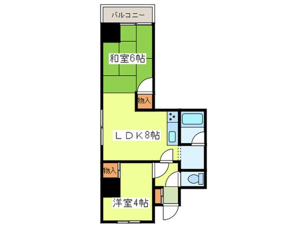 ラフォ－レ山鼻の物件間取画像